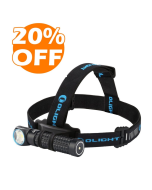 Olight Perun 2000 lumen right angle rechargeable LED torch & headlamp kit