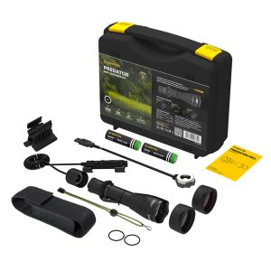 Armytek Predator Pro 1500 lumen 501m throw rechargeable extended set