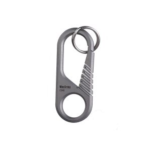 MecArmy CH6 mini titanium carabiner and keyring