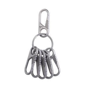 MecArmy CH6K set of 6 mini titanium carabiners