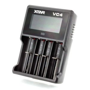 Xtar VC4 LCD USB powered Li-ion/Ni-MH battery charger 4 channel