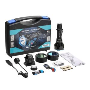 Olight Warrior X Turbo Hunting Kit 1100 lumen 1000m rechargeable torch 