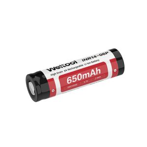 Weltool INR14-06P High drain 14500 Li-ion rechargeable battery