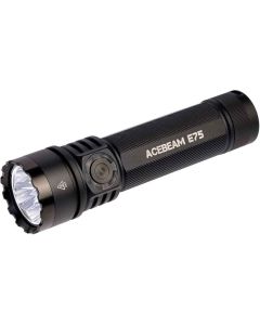 AceBeam E75 Black compact 4500 lumen USB-C rechargeable LED torch