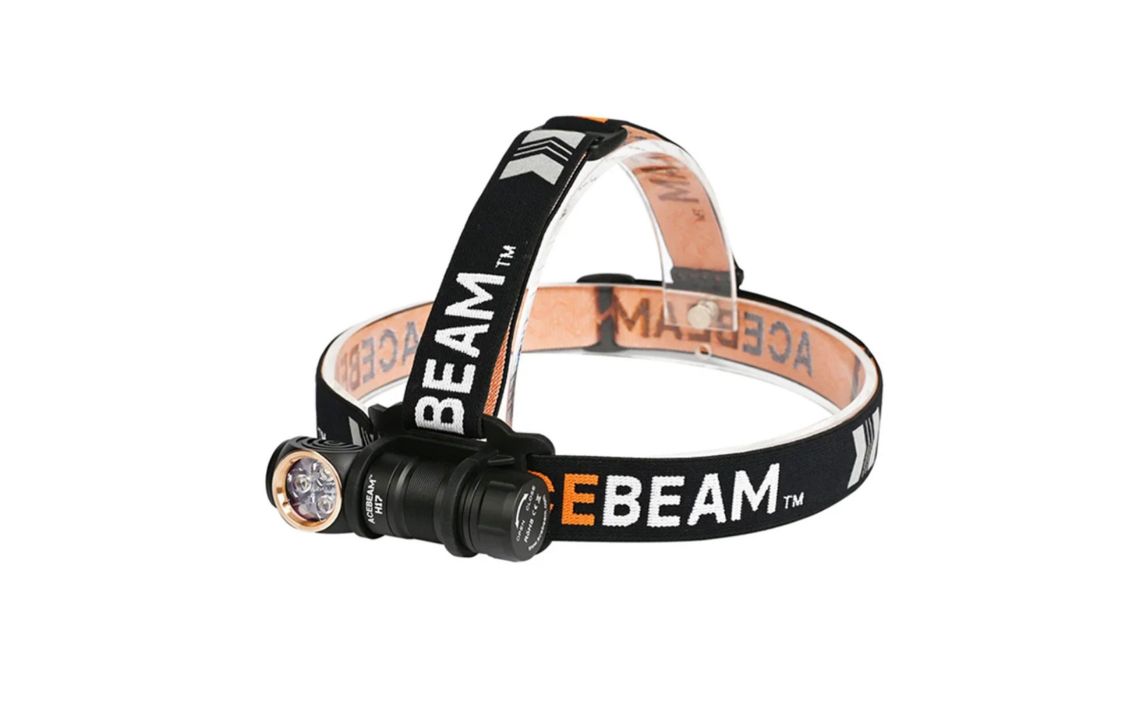 AceBeam H17 lightweight 2000 lumen high performance LED headlamp