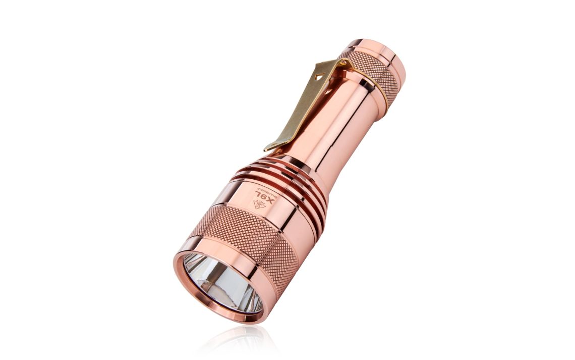 Lumintop FW21 X9L Copper Compact 6500 lumen 810m throw LED torch