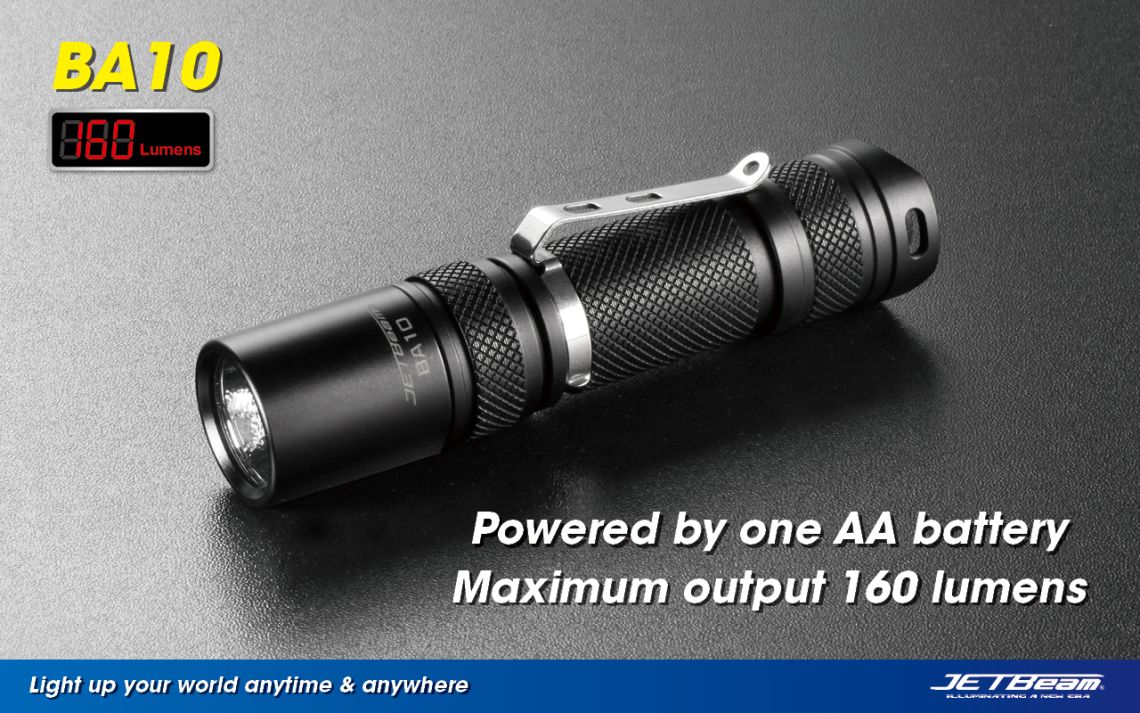 JETBeam BA10 LED torch