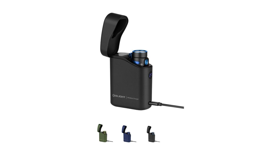 Olight Baton 4 Premium Edition rechargeable EDC torch with wireless charging case