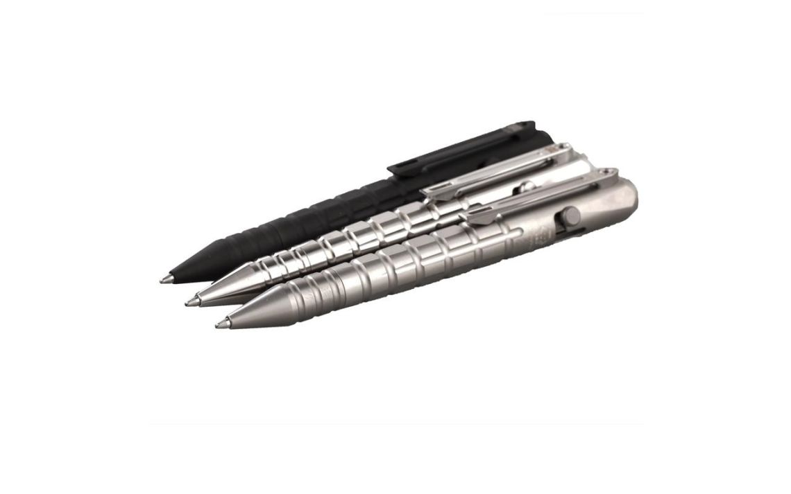 RovyVon Commander C10 titanium tactical bolt action pen with tritium vial