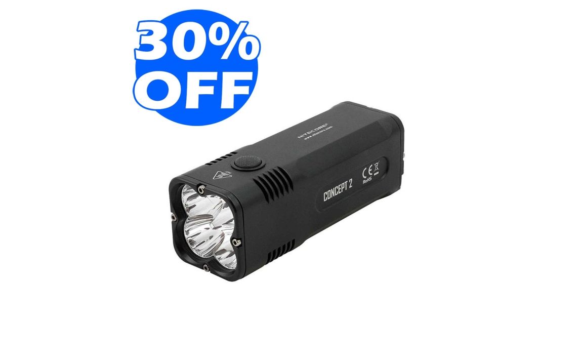 Nitecore Concept 2 6500 lumen rechargeable torch 