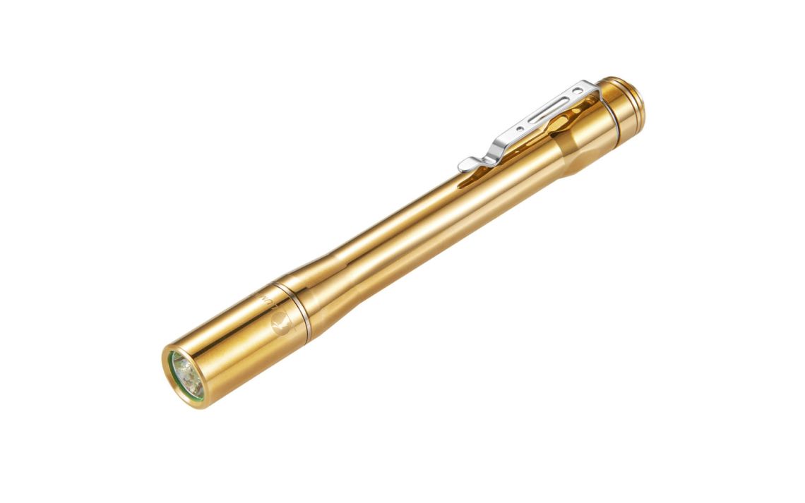 Lumintop IYP365 brass LED penlight