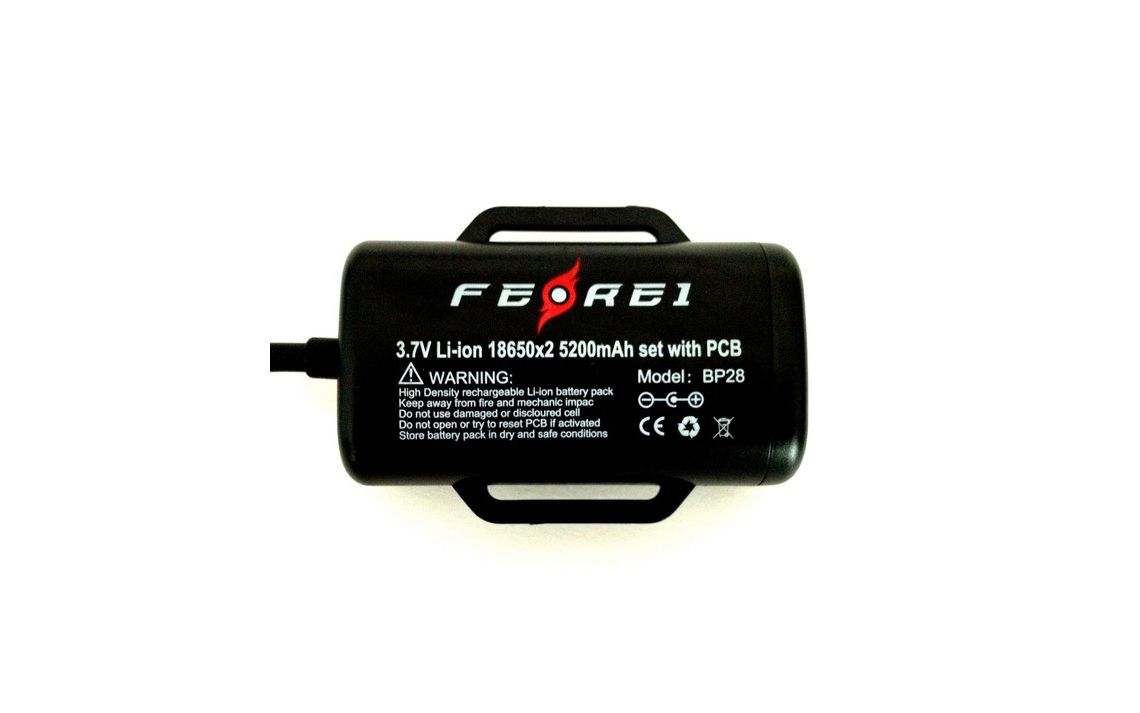 Ferei BP28 5200mAh Li-Ion 18650 Battery Pack + 80cm lead