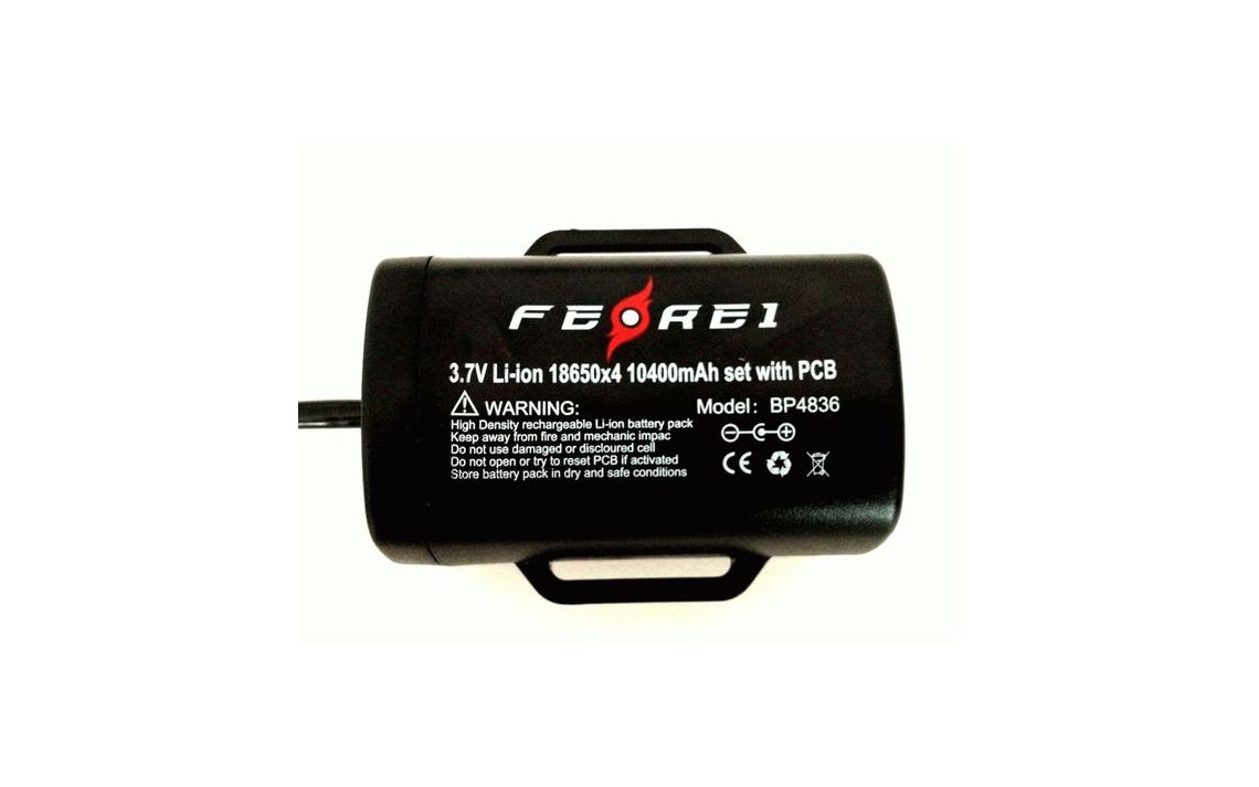 Ferei BP4836 10400mAh Li-Ion 18650 Battery Pack + 80cm lead