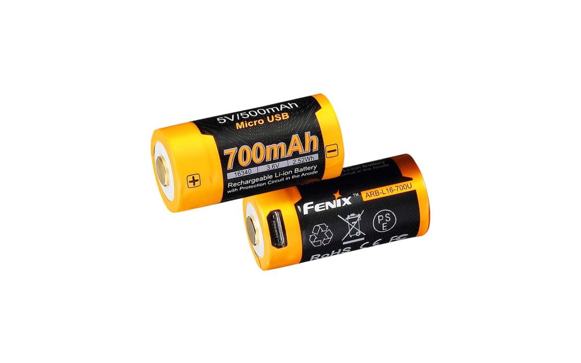 Fenix ARB-L16 700U USB rechargeable lithium-ion battery