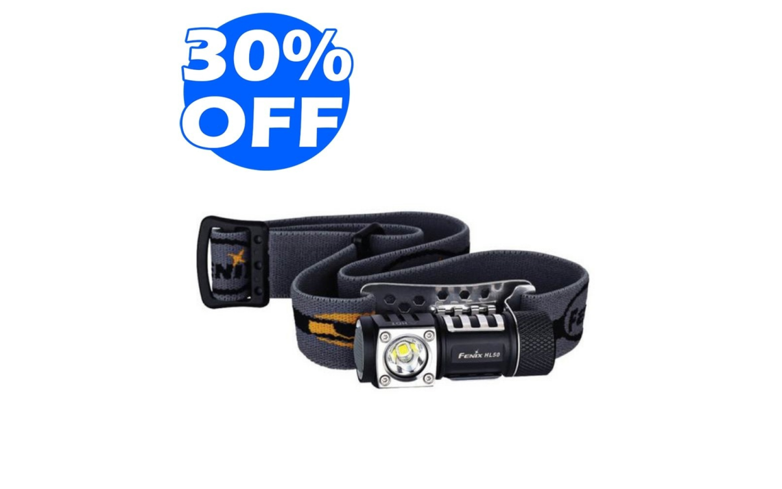 Fenix HL50 XM-L2 365 lumen LED headlamp or torch