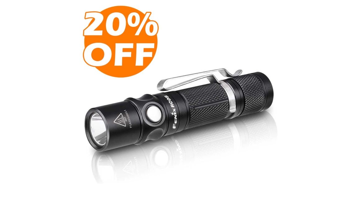 Fenix RC05 super compact USB rechargeable LED torch