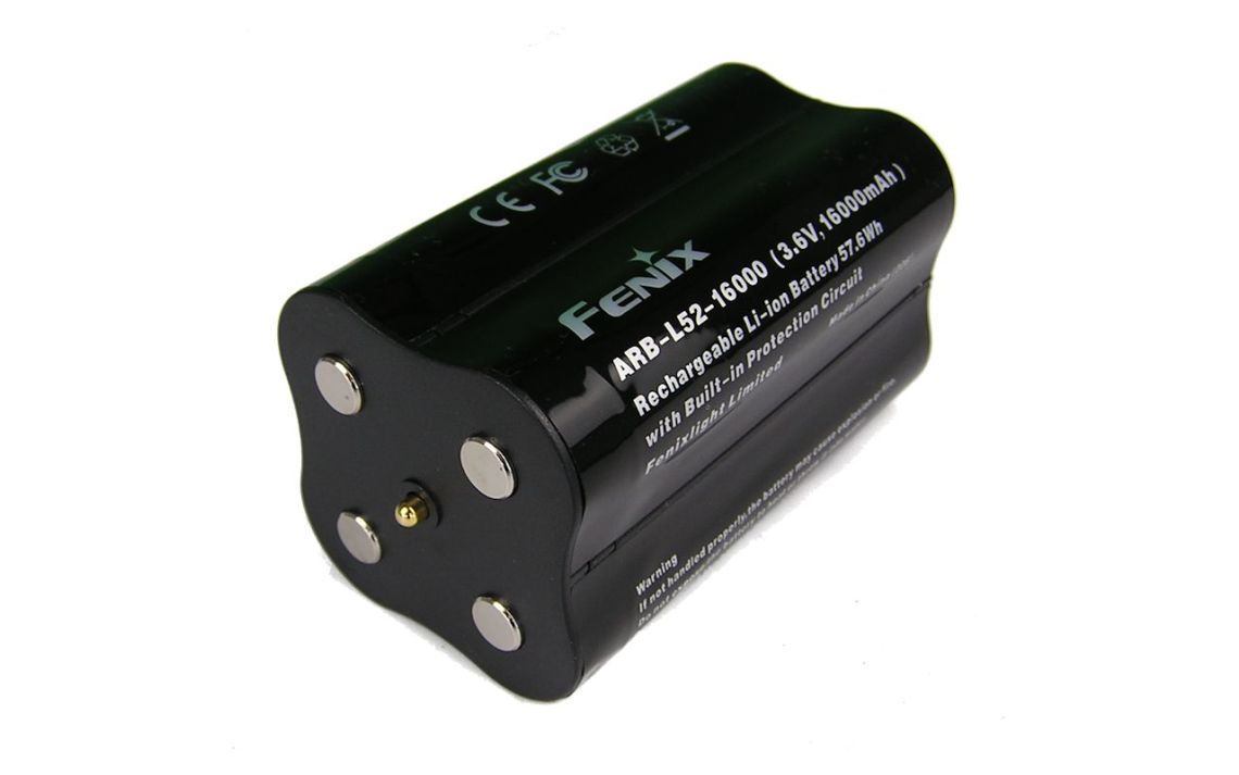 Fenix ARB-L52-16000 replacement battery for the LR50R