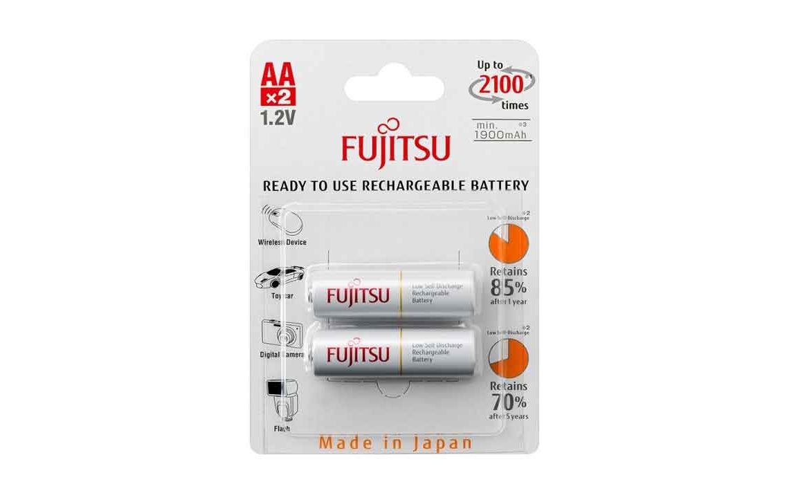 Fujitsu HR-3UTC(2B) AA LSD 2000mAh NiMH Batteries 