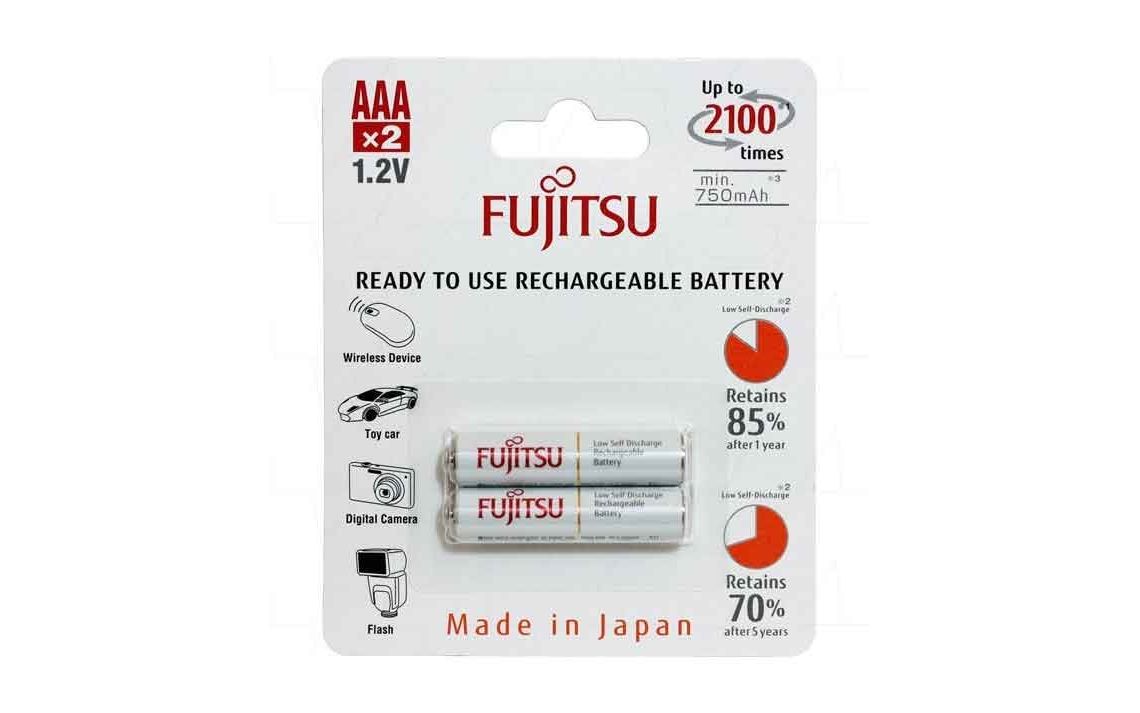 Fujitsu HR-4UTC(2B) AAA LSD 800mAh NiMH Batteries