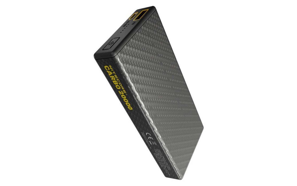 Nitecore CARBO 20000 Carbon fibre 20000mAh ultra lightweight power bank