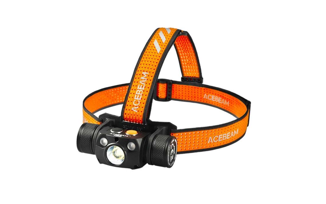 AceBeam H30 4000 lumen multi-colour rechargeable LED headlamp