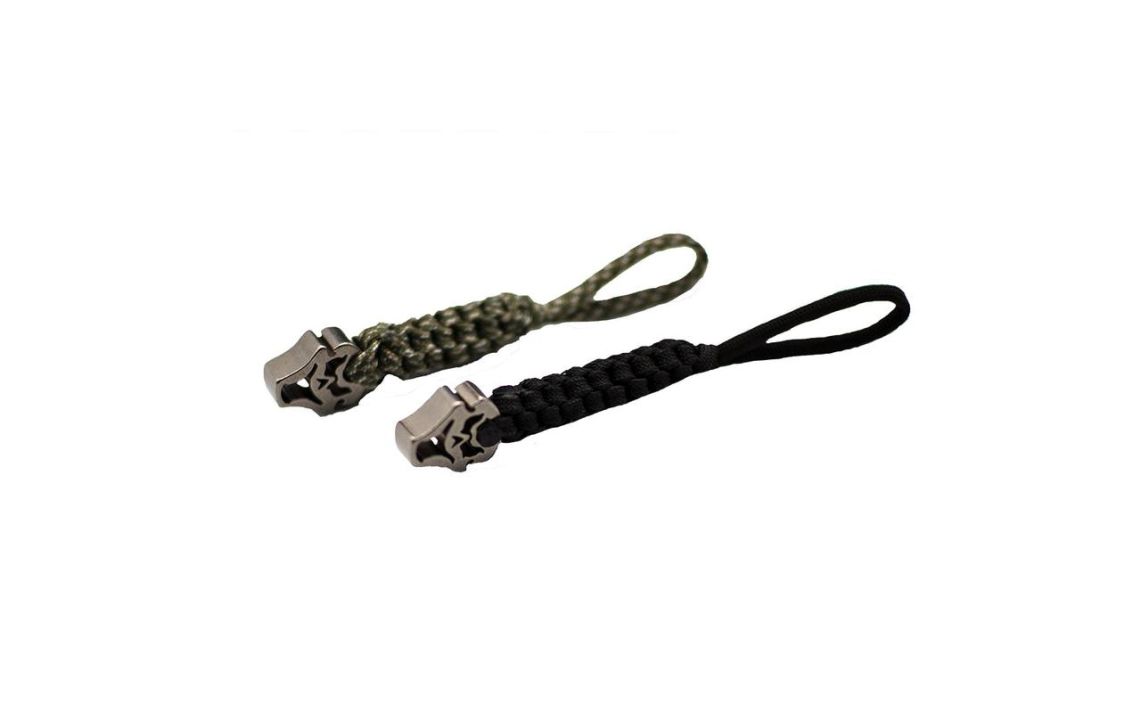 RovyVon RP10 titanium skull bead and paracord