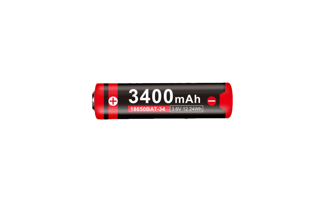 Klarus 3400mAh 18650 Li-ion battery