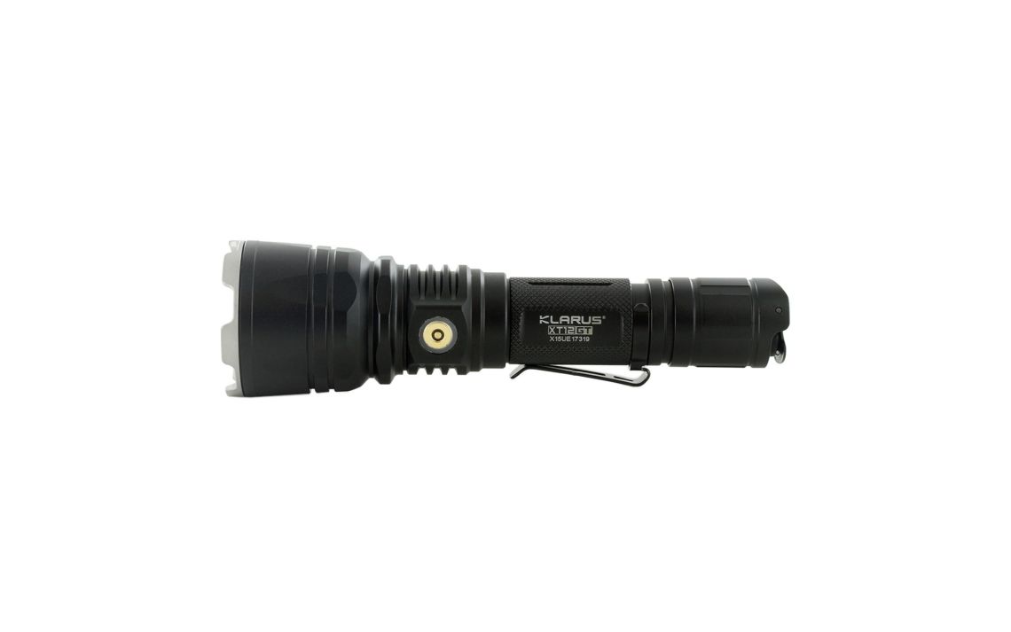 Klarus XT12GT 1600 lumen 603m rechargeable tactical LED torch