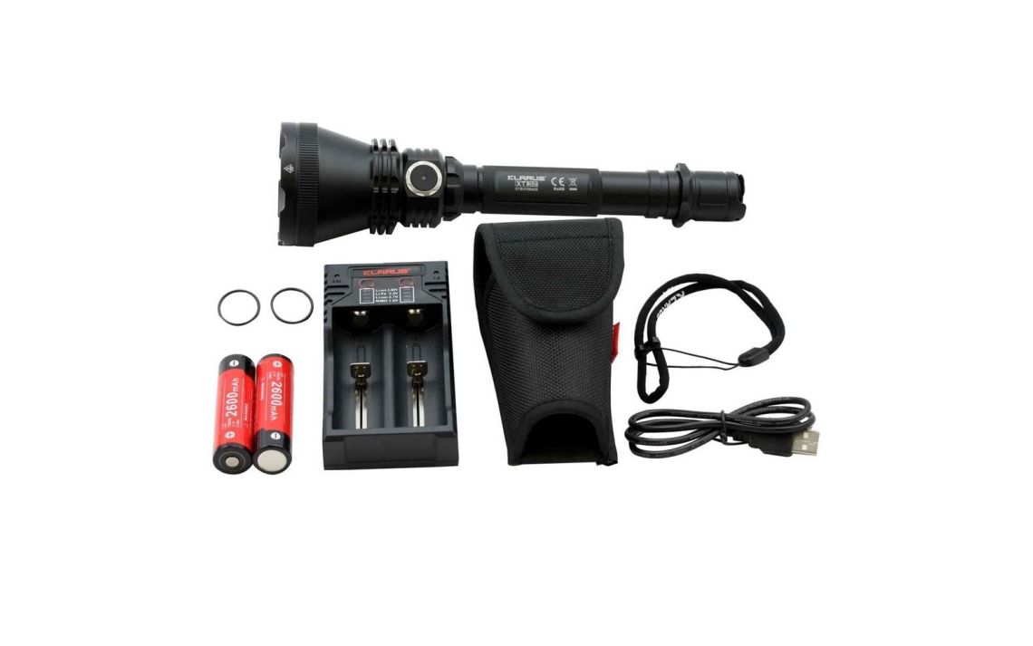 Klarus XT32 1200 lumen 1000m tactical hunting rechargeable kit