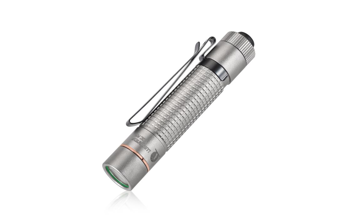 Lumintop EDC AA Titanium compact 650 lumen tail switch torch with 14500 battery