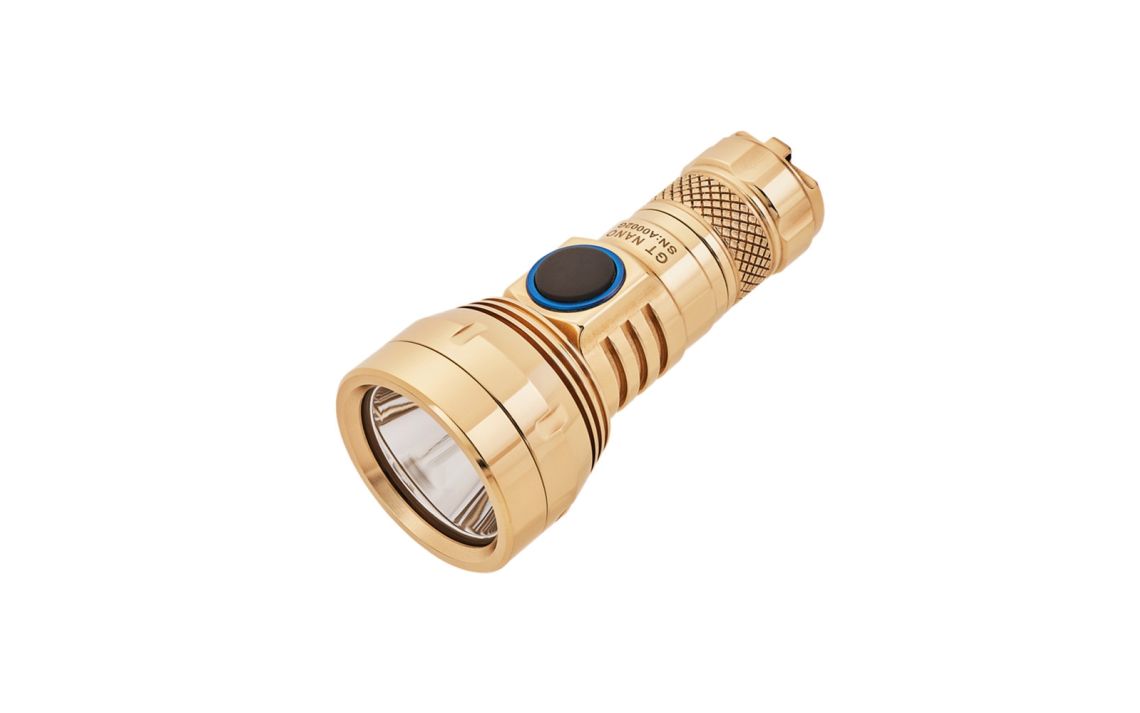 Lumintop GT Nano Brass super compact 450 lumen 300m thrower