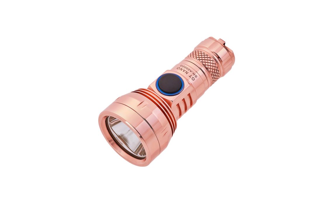 Lumintop GT Nano Copper super compact 450 lumen 300m thrower