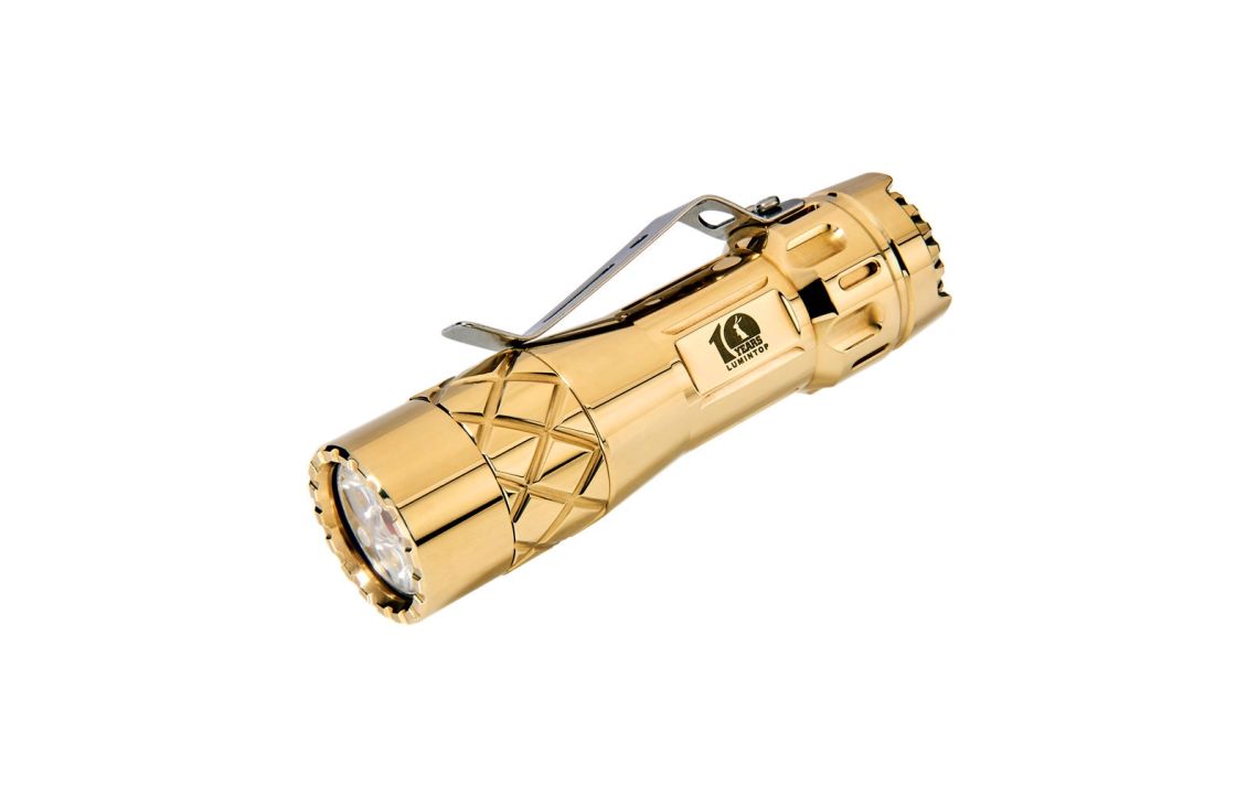 Lumintop LM10 Brass 2800 lumen 10th anniversary torch