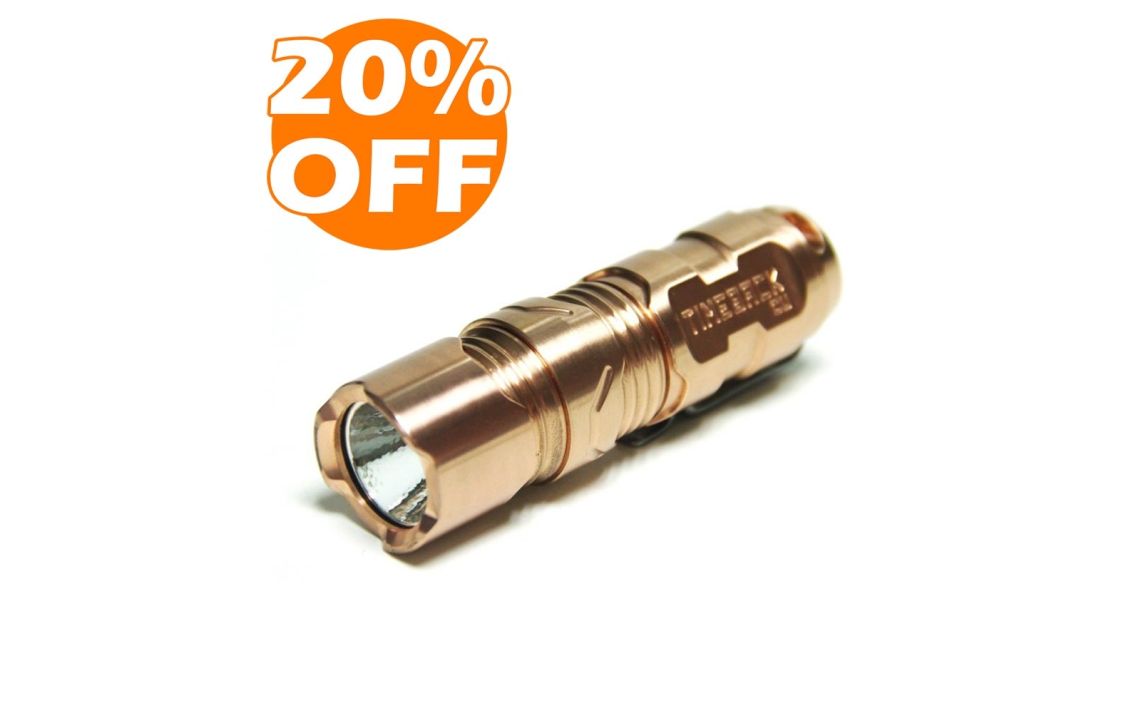 Manker Timeback Copper 500 lumen CREE XP-L LED torch