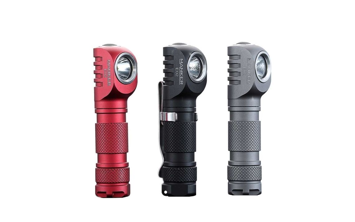 Manker E02 220 lumens CREE XP-G3 LED Torch