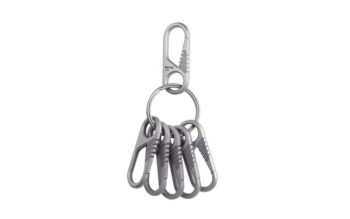 MecArmy CH6K set of 6 mini titanium carabiners