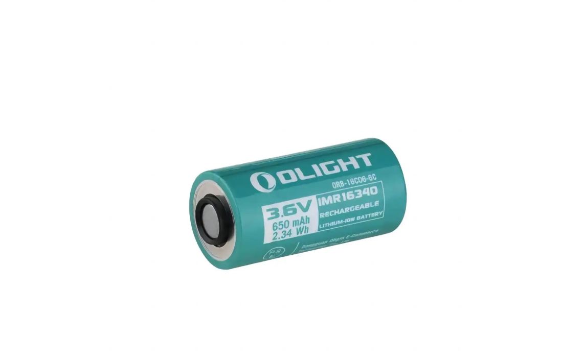 Olight IMR16340 650mAh 3.6V rechargeable battery