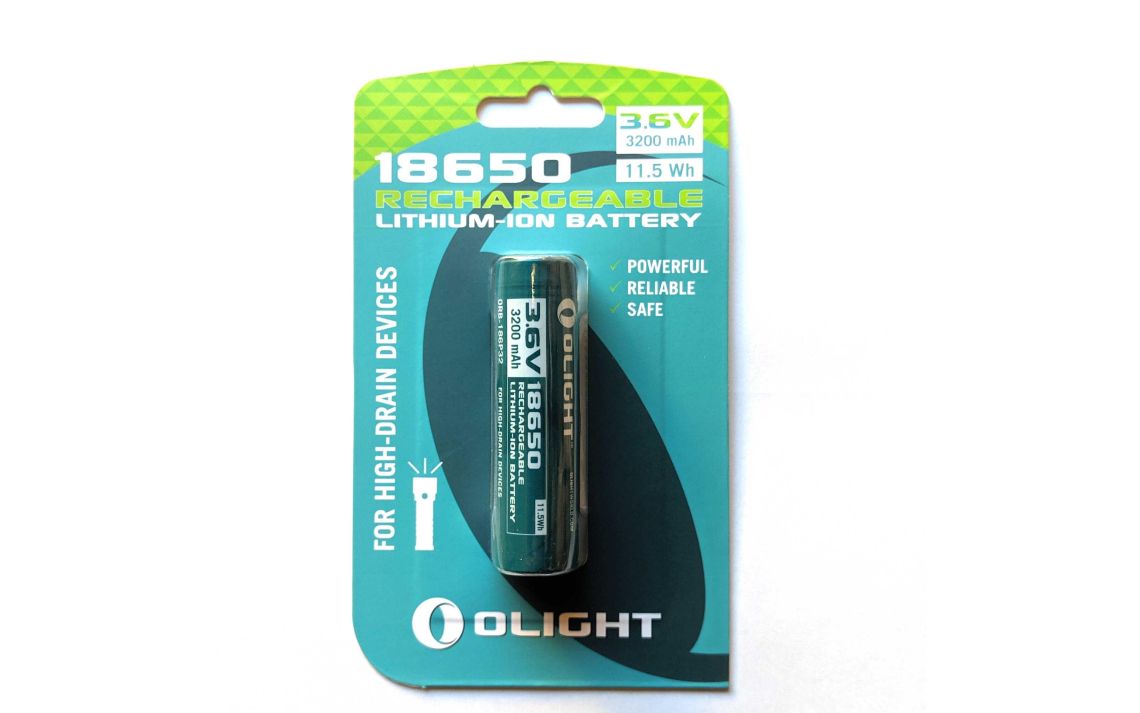 Olight Panasonic 3200mAh protected Li-ion 18650