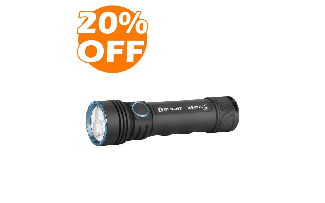 Olight Seeker 2 Compact 3000 lumen rechargeable LED torch