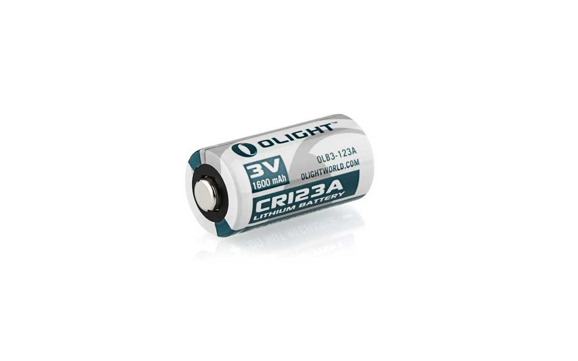 Olight 1600mAh CR123A Lithium battery one pack