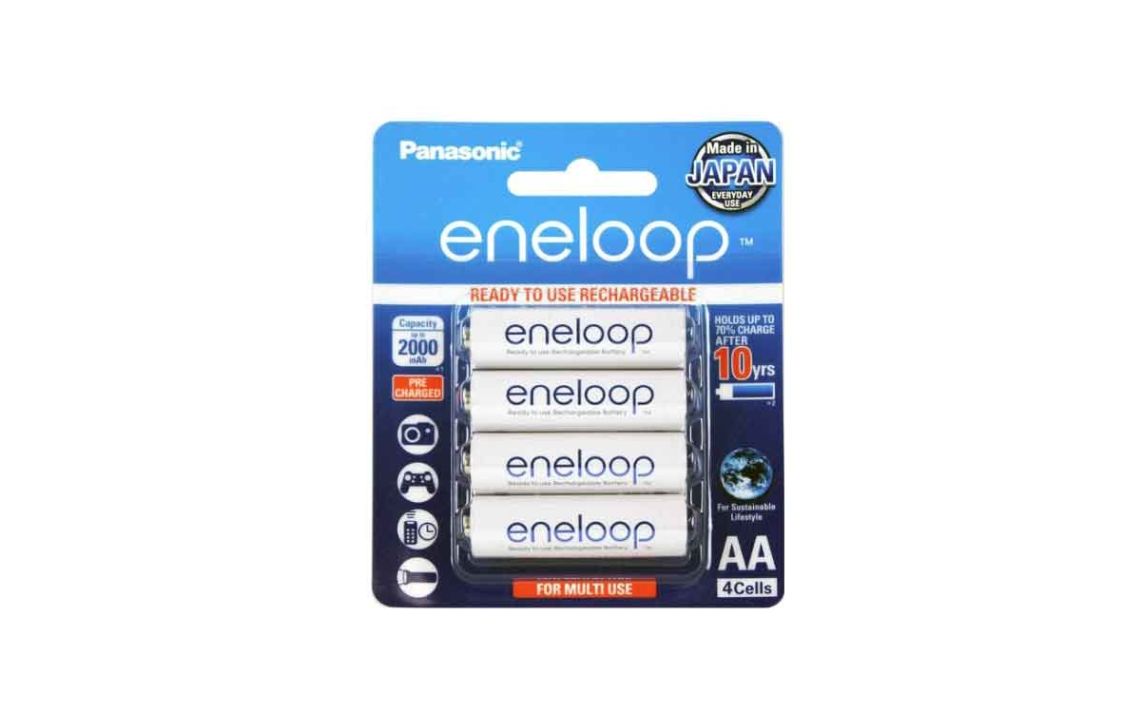 Panasonic Eneloop 4 x AA NiMH Batteries BK-3MCCE/4BA 