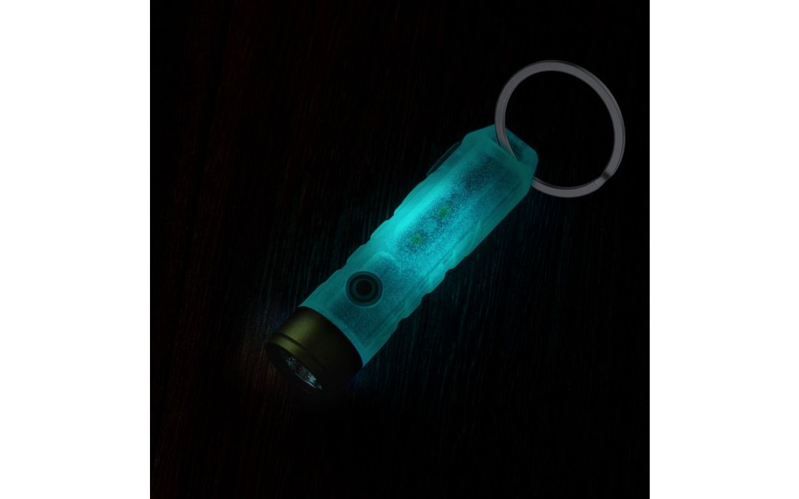 RovyVon Aurora A5x 7075 Version compact 650 lumen GITD rechargeable keychain light with UV option