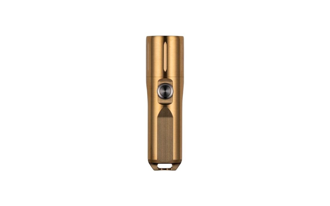 RovyVon Aurora A29 compact 700 lumen rechargeable brass EDC torch