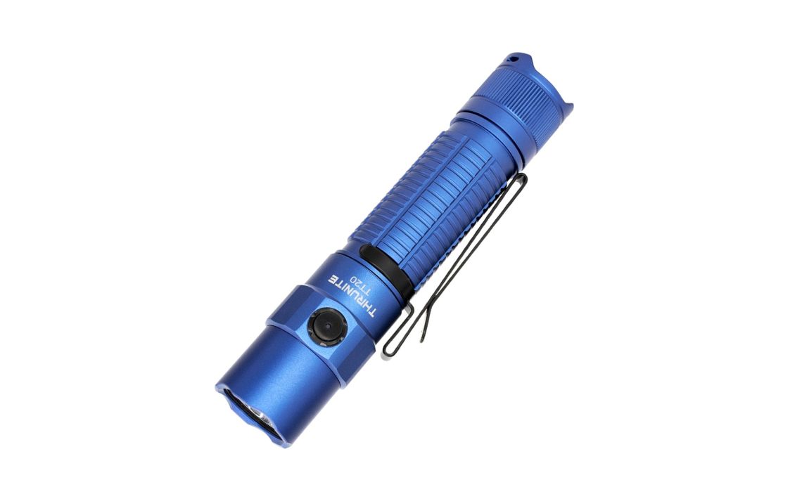 ThruNite TT20 Blue tactical 2526 lumen dual-switch rechargeable torch