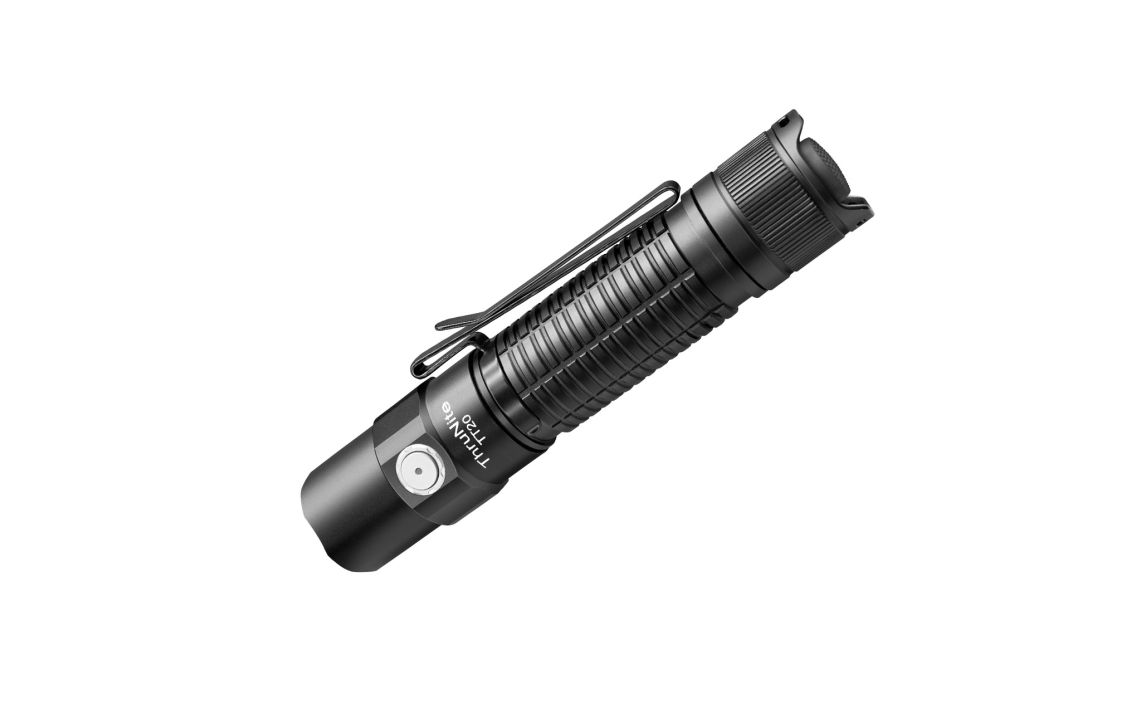 ThruNite TT20 Black tactical 2526 lumen dual-switch rechargeable torch