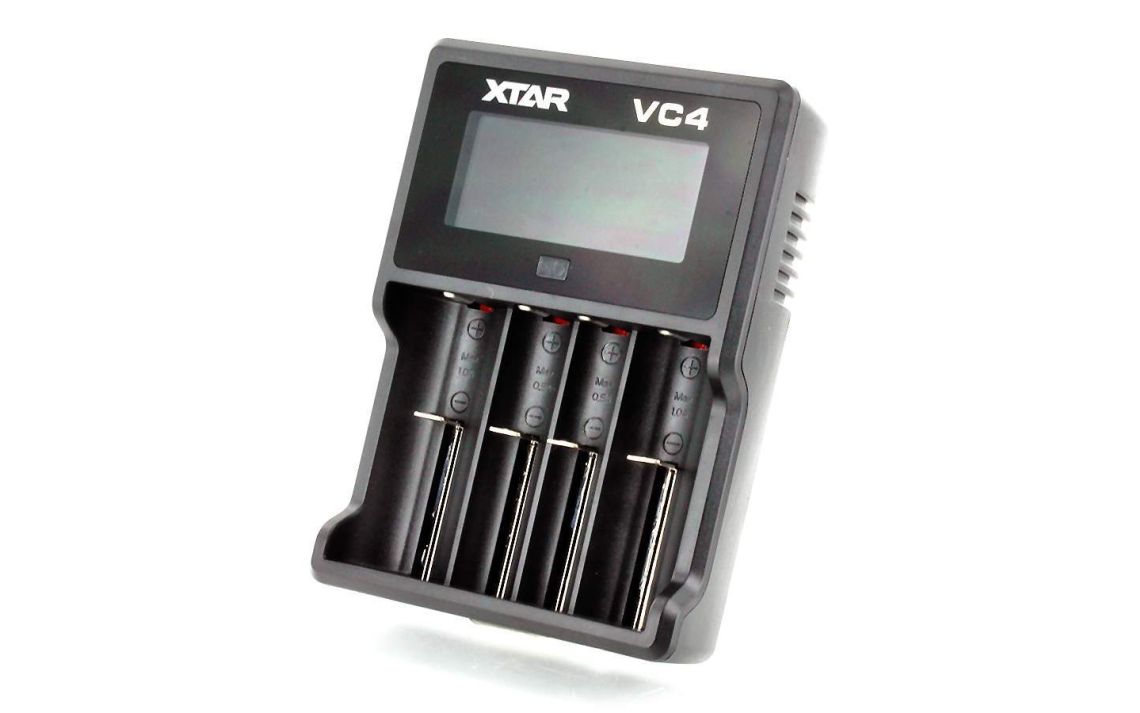 Xtar VC4 LCD USB powered Li-ion/Ni-MH battery charger 4 channel