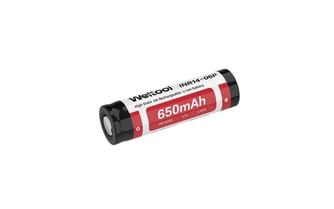 Weltool INR14-06P High drain 14500 Li-ion rechargeable battery