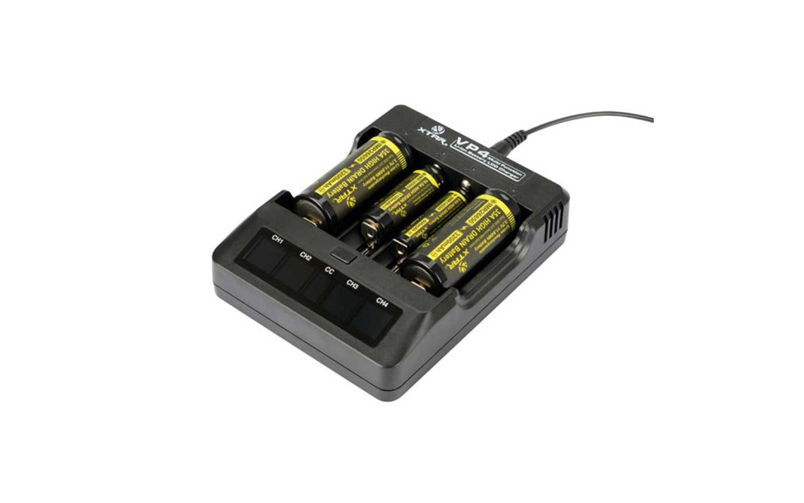 Xtar VP4 LCD Li-ion battery charger 4 channel