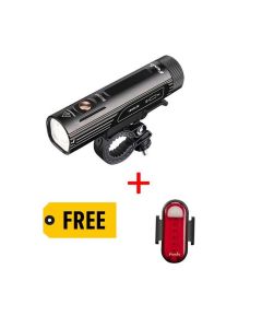 Fenix BC26R Wide-angle 1600 lumen rechargeable LED bike light + BC05R V2.0